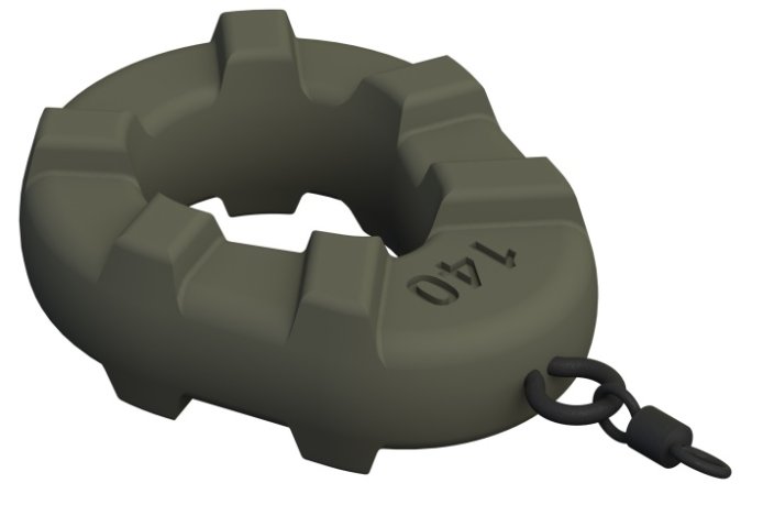 Rybářské olovo Suretti Grippen s očkem a obratlíkem 140 g