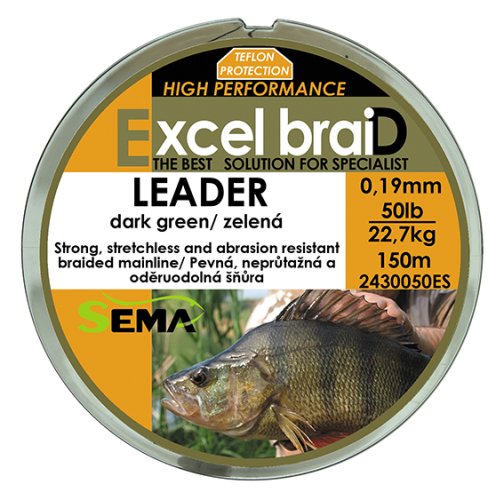 Pletená šňůra Sema Leader 150 m 40 lbs / 18,2 kg