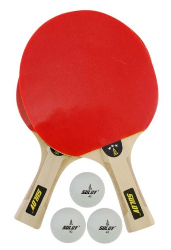 Set na pingpong SULOV® 3ST-01, 2 x raketa, 3 x míč