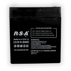 Baterie olověná průmyslová ELJET R-S-A, 12V 4.5 Ah