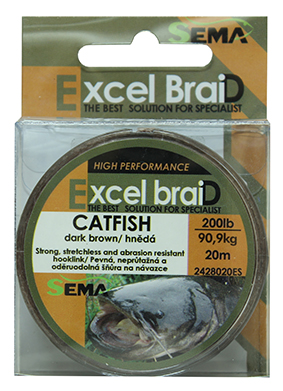 Pletená šňůra Sema Catfish 20 m 250 lbs / 113,5 kg