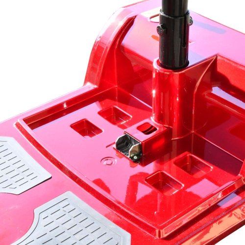 Elektrický čtyřkolový vozík RACCEWAY® SPLIT, vínový