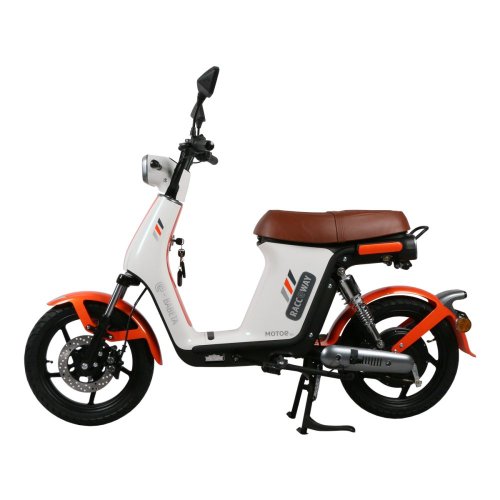 Elektroskútr RACCEWAY® E-BABETA® II, bílo-oranžová