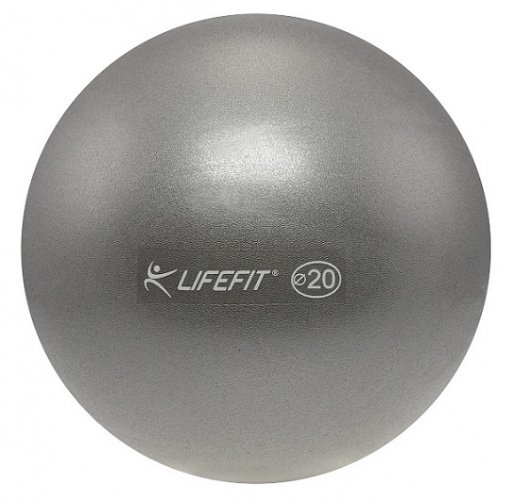Míč OVERBALL LIFEFIT® 20cm, stříbrný