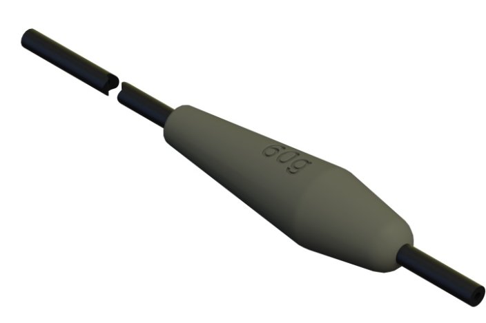 Rybářské olovo Suretti Kaprová 30 cm 50 g