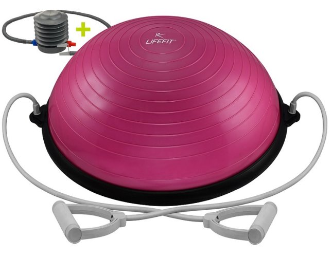 Balanční podložka LIFEFIT® BALANCE BALL 58cm, bordó