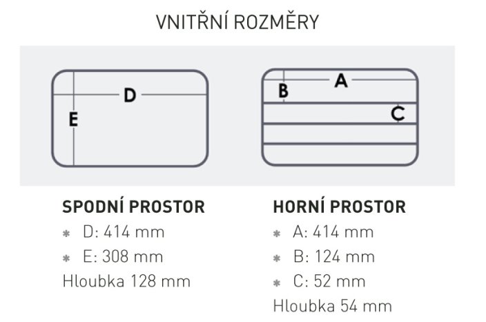 Rybářská krabička, box nebo kufr Versus VS 3080 červený