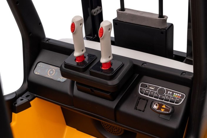 Dětský elektrický vysokozdvižný vozík PROFI Eljet žlutá, Li-Ion