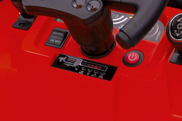 Dětský elektrický vysokozdvižný vozík Eljet červená, Li-Ion