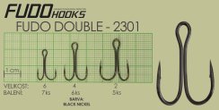 Rybářský háček Fudo Hooks Double vel. 6(bal.7ks)
