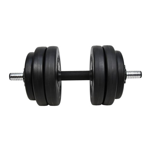 Činka nakládací LIFEFIT® jednoruční 13 kg, vinyl-cement, 30mm tyč/6x kotouč