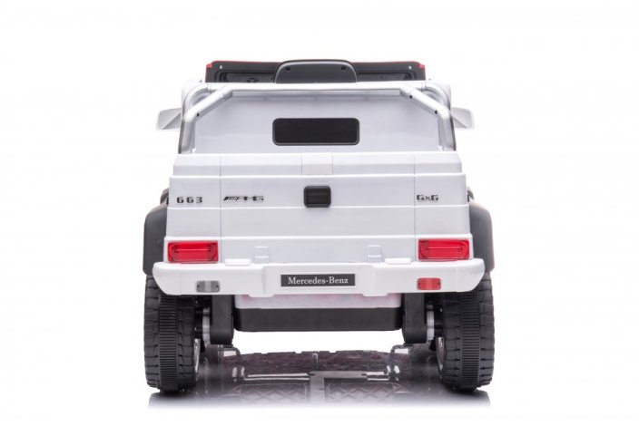 Dětské elektrické auto Mercedes G63 - 6 kol bílá/white