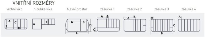 Krabička Versus® VS 8050 černý