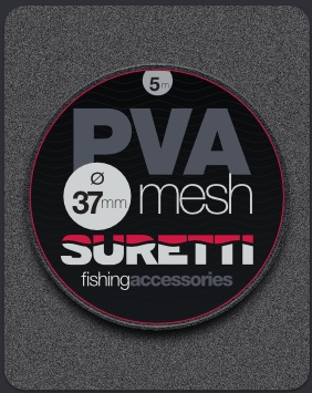 PVA materiál Suretti PVA punčocha na špulce 37 mm