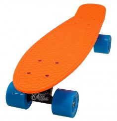 Penny board 22" SULOV® NEON SPEEDWAY oranžovo-modrý