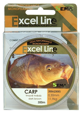 Rybářský vlasec Sema Carp 300 m 0,25 mm / 8,4 kg