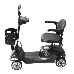 Elektrický čtyřkolový vozík RACCEWAY® SOLID, šedý