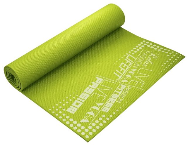 Gymnastická podložka LIFEFIT® SLIMFIT PLUS, 173x58x0,6cm, světle zelená