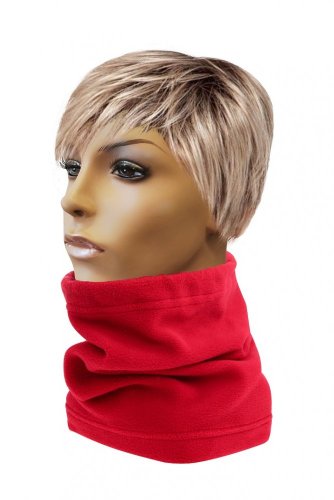 Multifunkční šátek 2v1 Fleece, červený