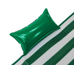 Plážová podložka CALTER® - taška, plastová, zelená