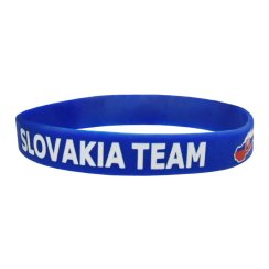 Silikonový náramek SPORTTEAM® Slovenská Republika 2, modrá