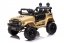 Dětské elektrické auto Toyota FJ Cruiser hnědožlutá/khaki