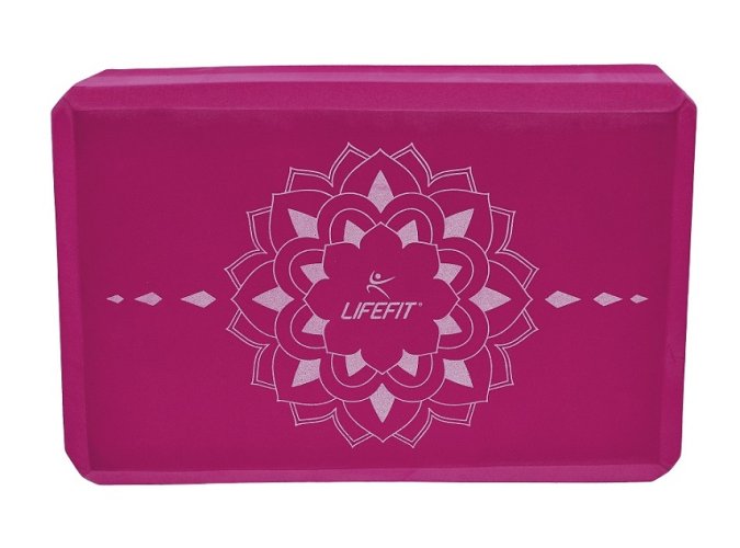 JOGA BLOK LIFEFIT® BOGA, bordó