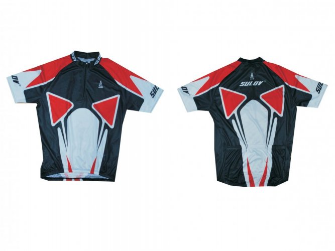 Cyklistický dres SULOV®, vel. červený - Oblečení velikost: XXL