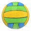 Míč na vodní pólo, zelený