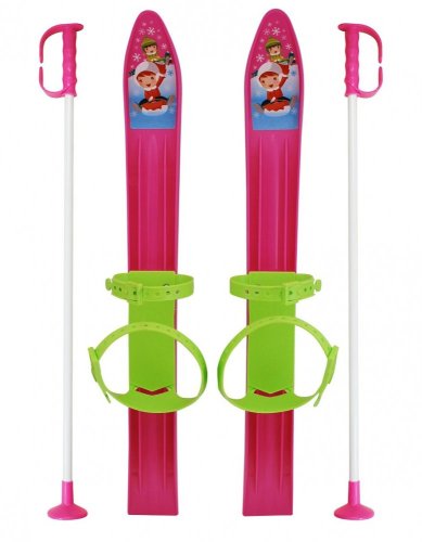 Lyže dětské SULOV® 60cm, růžové