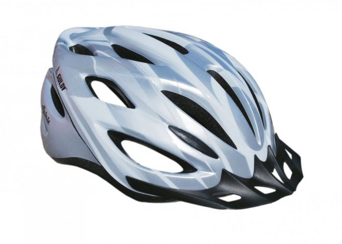 Cyklo helma SULOV® SPIRIT, stříbrná - Helma velikost: M