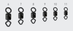 Rybářská bižuterie Suretti Obratlík Rolling DiamondRound vel. 10