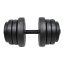 Činka nakládací LIFEFIT® jednoruční 23 kg, vinyl-cement, 30mm tyč/8x kotouč