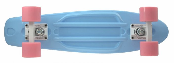 Penny board 22" SULOV® PASTEL modro-ružový