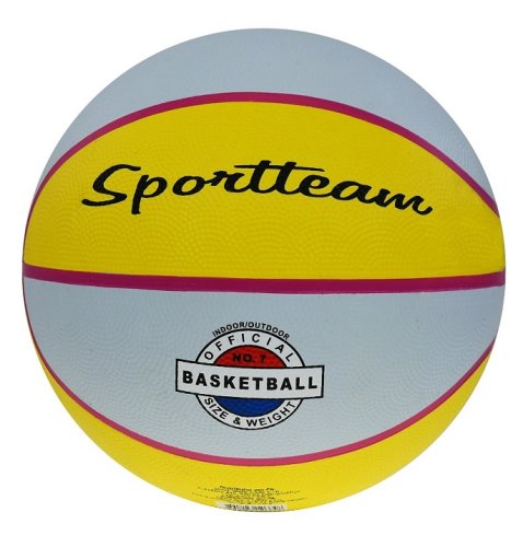 Basketbalový míč SPORTTEAM® žluto-šedý