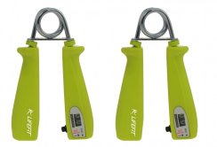 Posilovač prstů s mechanickým počítadlem LIFEFIT® MANUAL COUNTER, pár