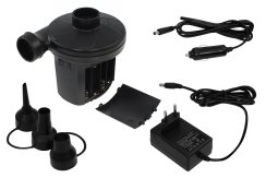 Elektrická pumpa na 12V/220V/baterie k nafukovací matraci