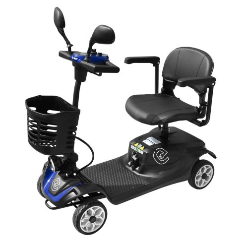 Elektrický čtyřkolový vozík RACCEWAY® SOLID, modrý