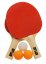 Set na pingpong RULYT 1ST-01, 2 x raketa, 3 x míč