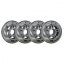 Set koleček pro In-line PU82A, vel. 82x24, 4ks