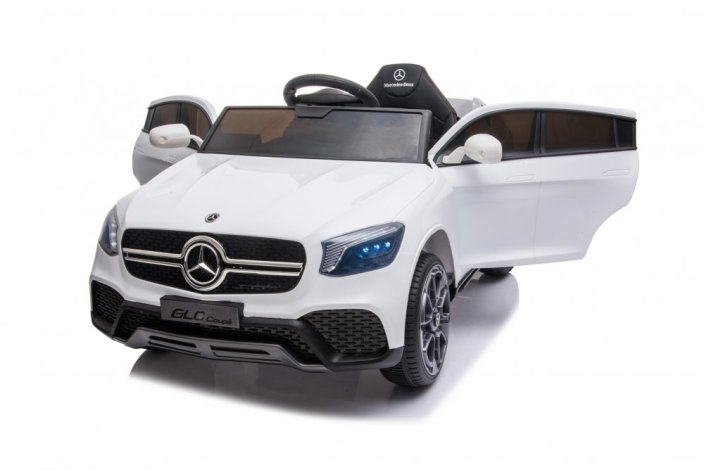 Dětské elektrické auto Mercedes GLC coupé bílá/white