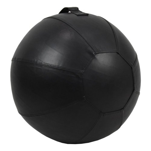 Designový míč - PU kůže černá Eljet