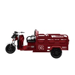 Nákladní tříkolový vozík RACCEWAY® VARIO, červený