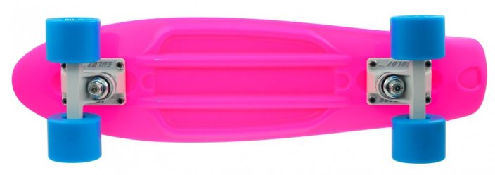 Penny board 22" SULOV® NEON SPEEDWAY růžovo-modro-bílý