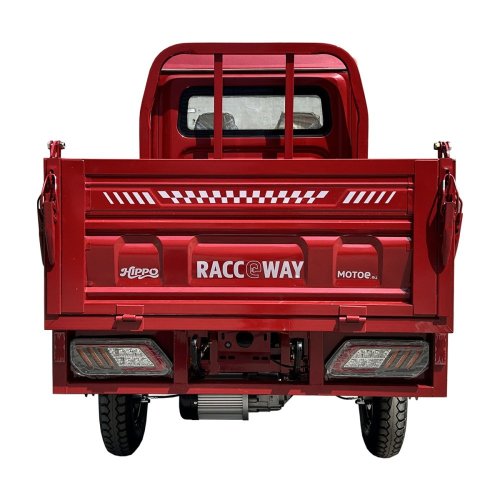 Nákladní čtyřkolový vozík RACCEWAY® HIPPO, červený