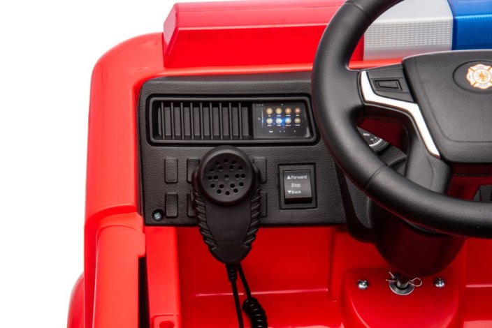 Dětské elektrické auto hasiči Eljet červená, Li-Ion