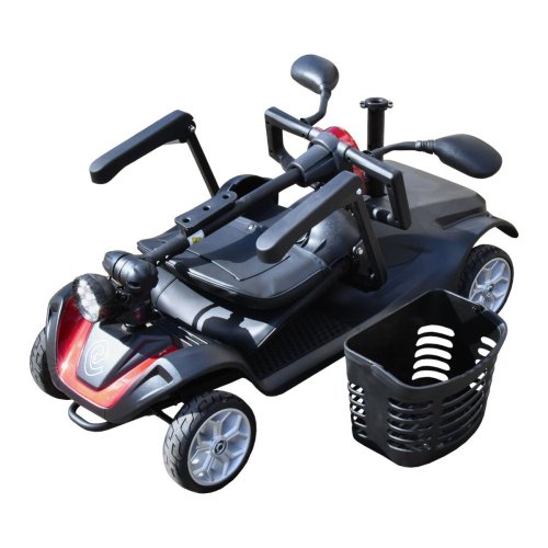 Elektrický čtyřkolový vozík RACCEWAY® SOLID, šedý