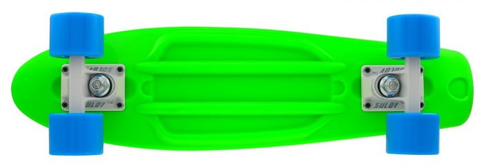Penny board 22" SULOV® NEON SPEEDWAY zeleno-modrý