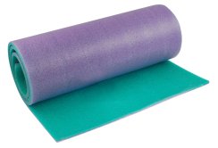 Karimatka dvouvrstvá CALTER® 8 180x50x0,8 cm, zeleno-fialová