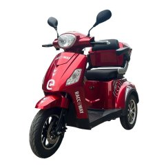 Elektrický tříkolový vozík RACCEWAY® VIA LITE, červený